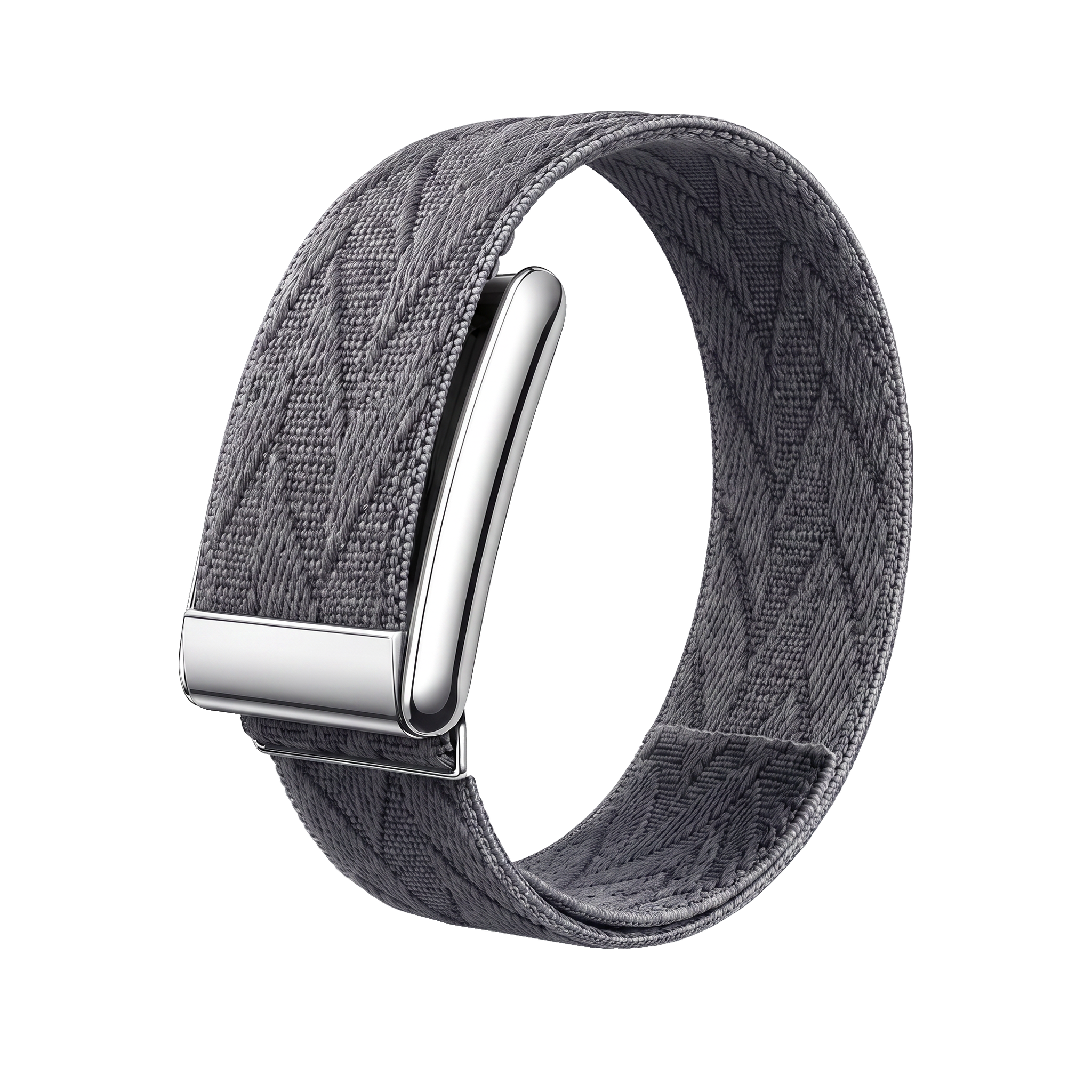 Chevron Loop Band - Grey / Silver