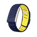 Duo Rib Sport Band - Navy / Yellow / Silver