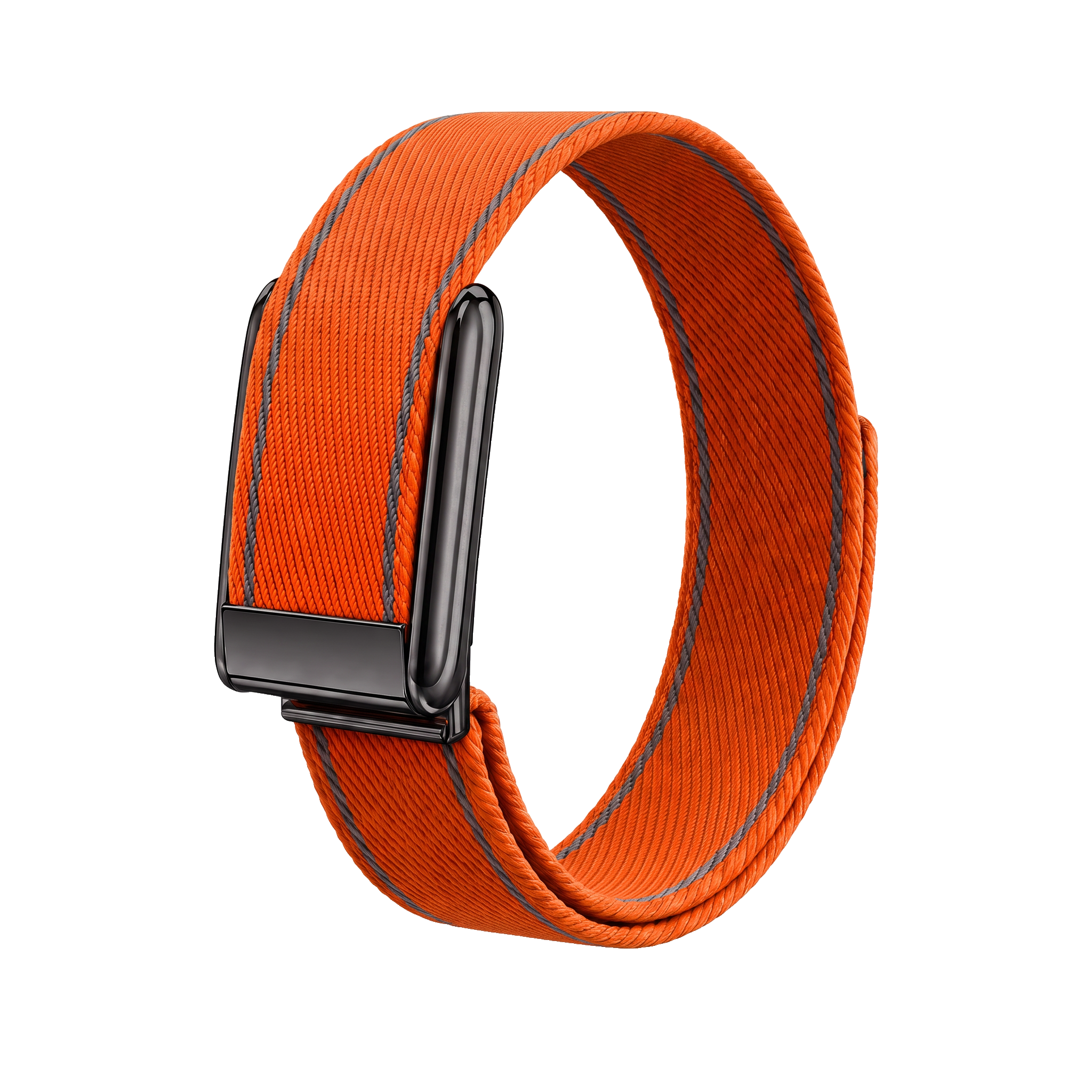 Edge Stitch Loop Band - Orange / Black