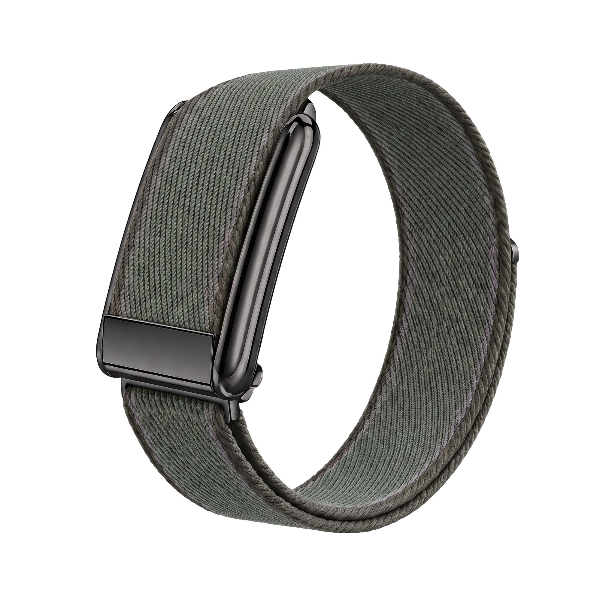 Edge Stitch Loop Band - Pine Green / Green Edge / Black