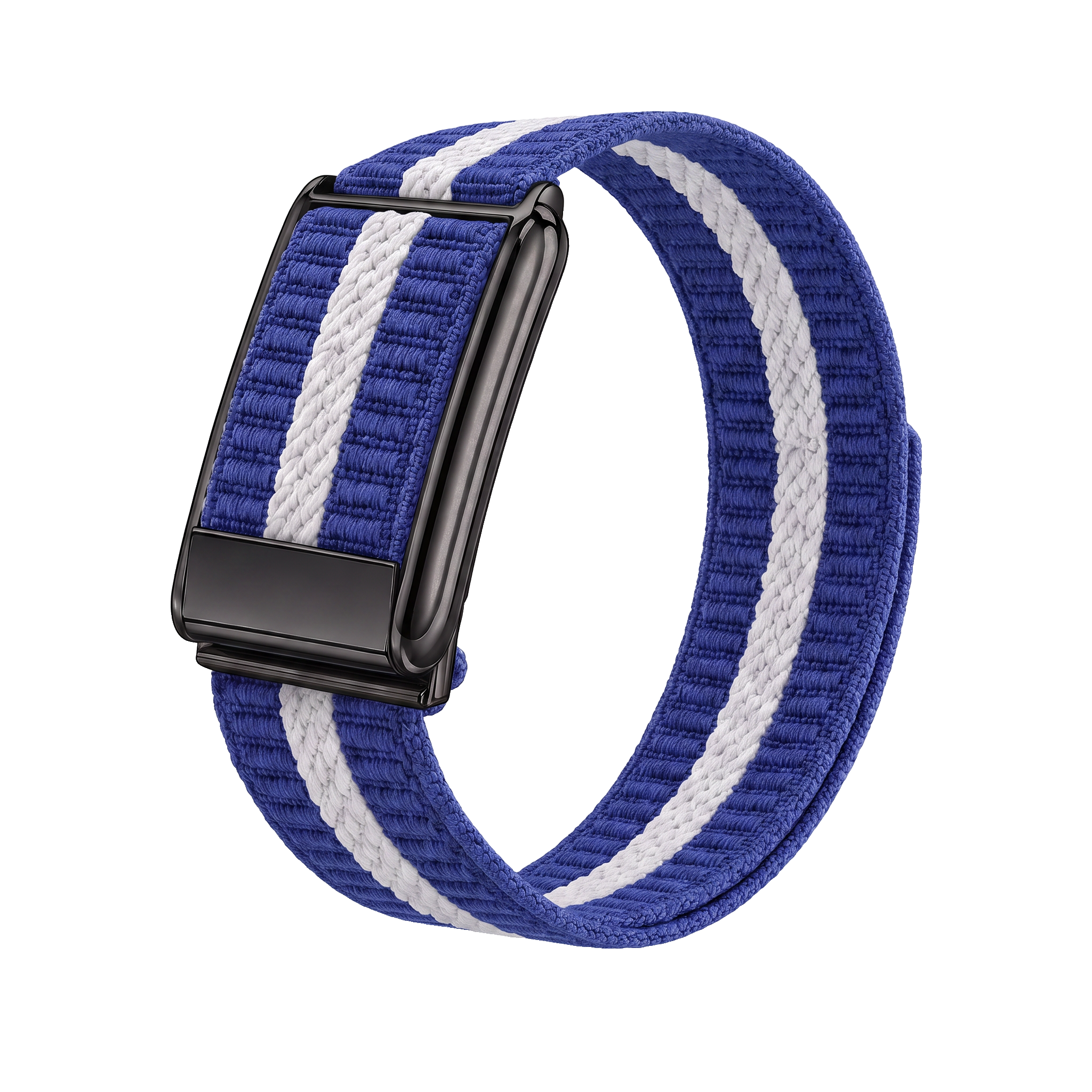Stripe Loop Band - Blue / White / Black