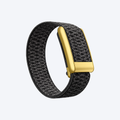 Cashmere Band Charcoal Gold — front view