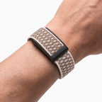 Cashmere Band Stone Noir — worn on wrist