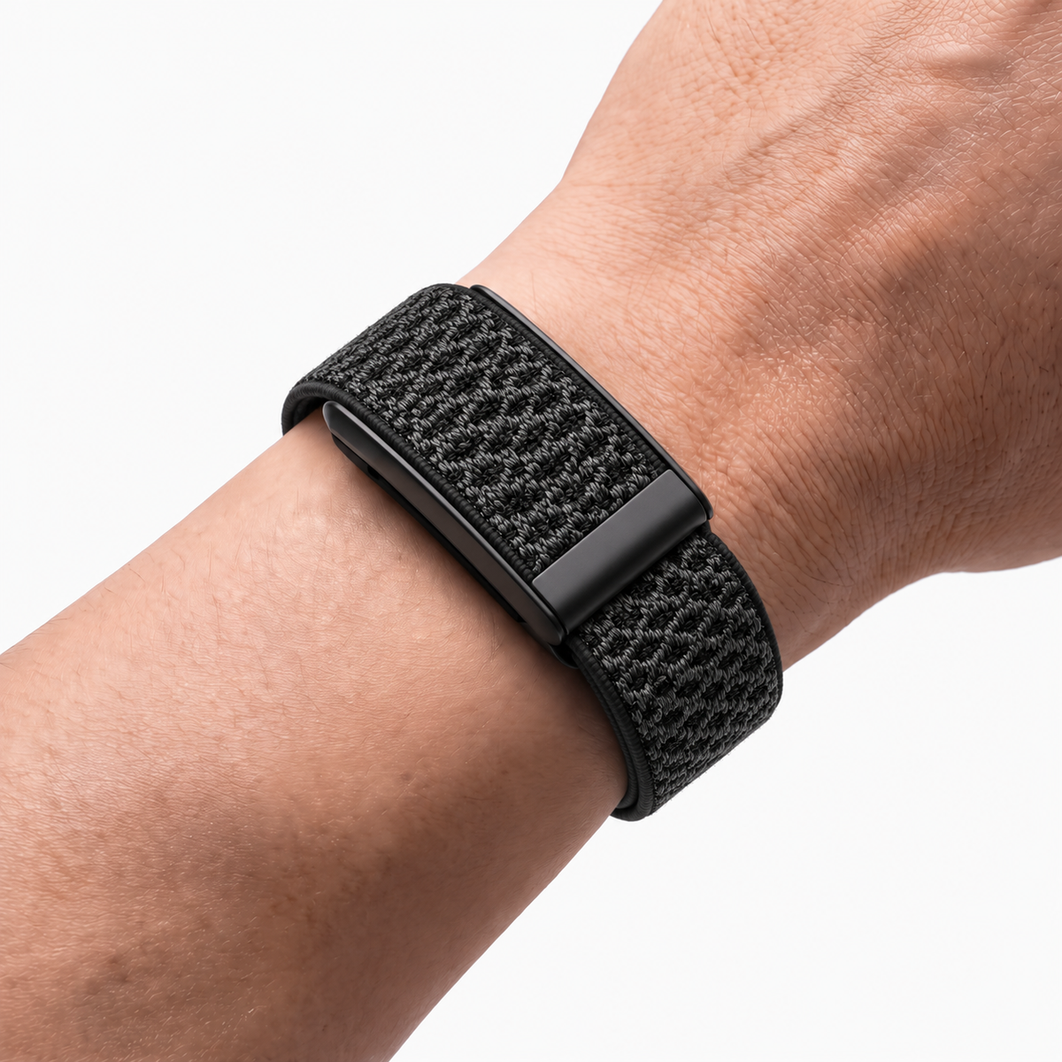 Cashmere Band Charcoal Noir — worn on wrist