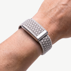 Cashmere Band Ash Silver — worn on wrist