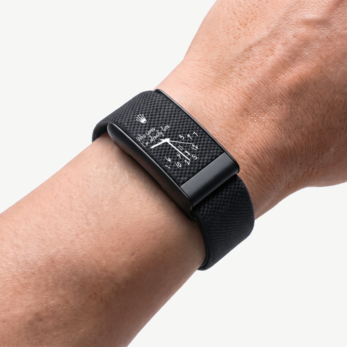 Overtime Print Band Onyx — worn on wrist