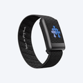 Cross Print Band Black — front view
