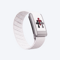 Cross Print Band White — front view