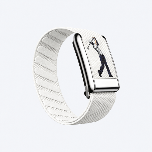 Fairway Print Band White — front view