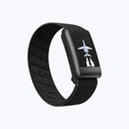Jet Print Band Black — front view