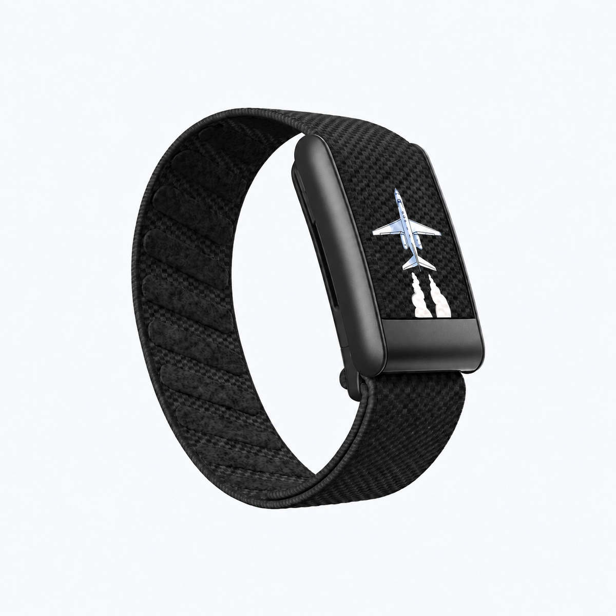 Jet Print Band Black — front view