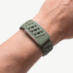 VentFlex Band Green — worn on wrist
