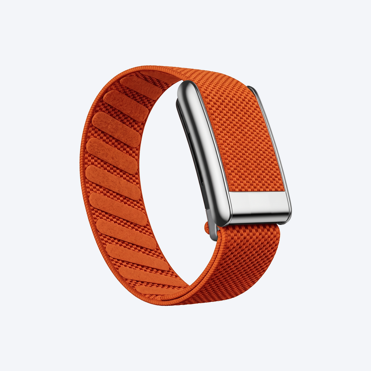 GripLoop Band Orange Silver — front view