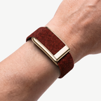 GripLoop Band Rust Gold — worn on wrist
