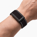 EdgeStitch Band Black Noir — worn on wrist