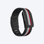 RaceStripe Band Crimson Noir — front view