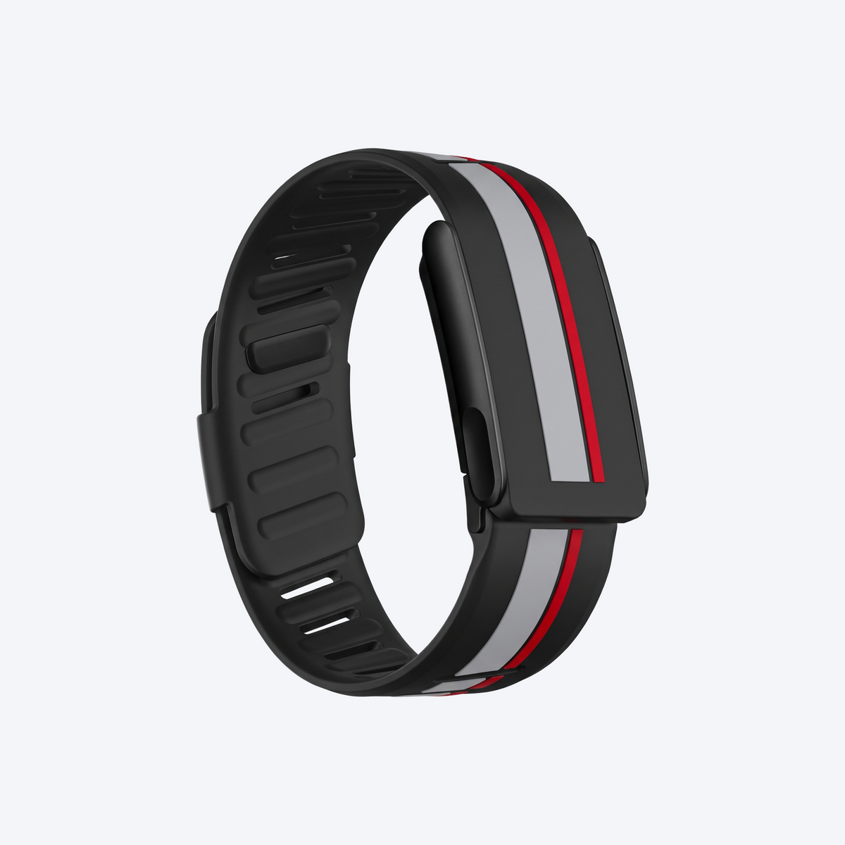 RaceStripe Band Crimson Noir — front view