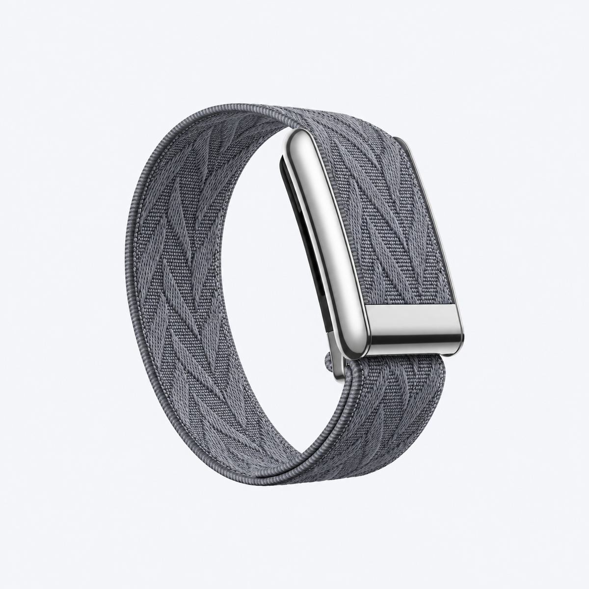 Chevron Band Grey Silver — front view