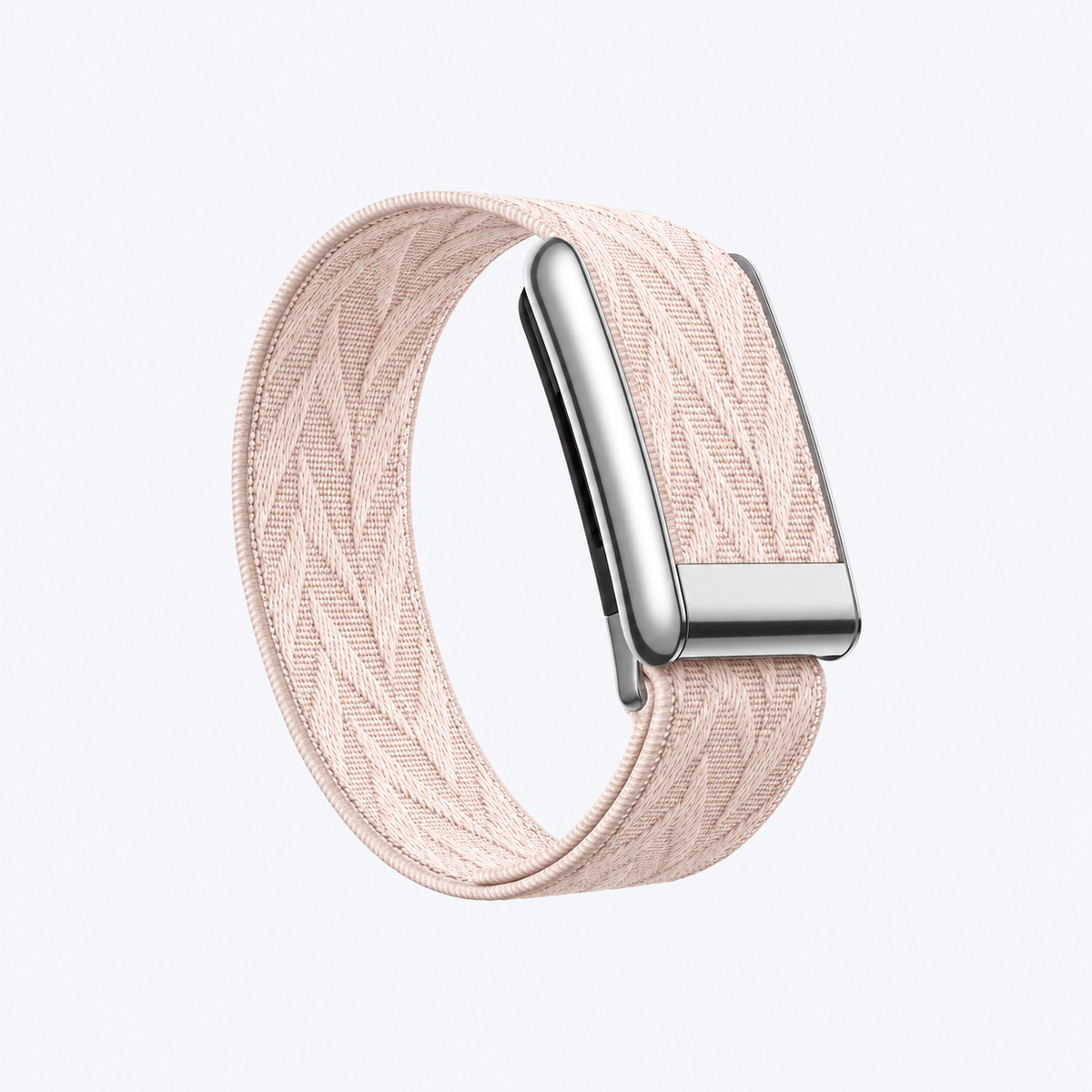 Chevron Band Starlight Silver — front view