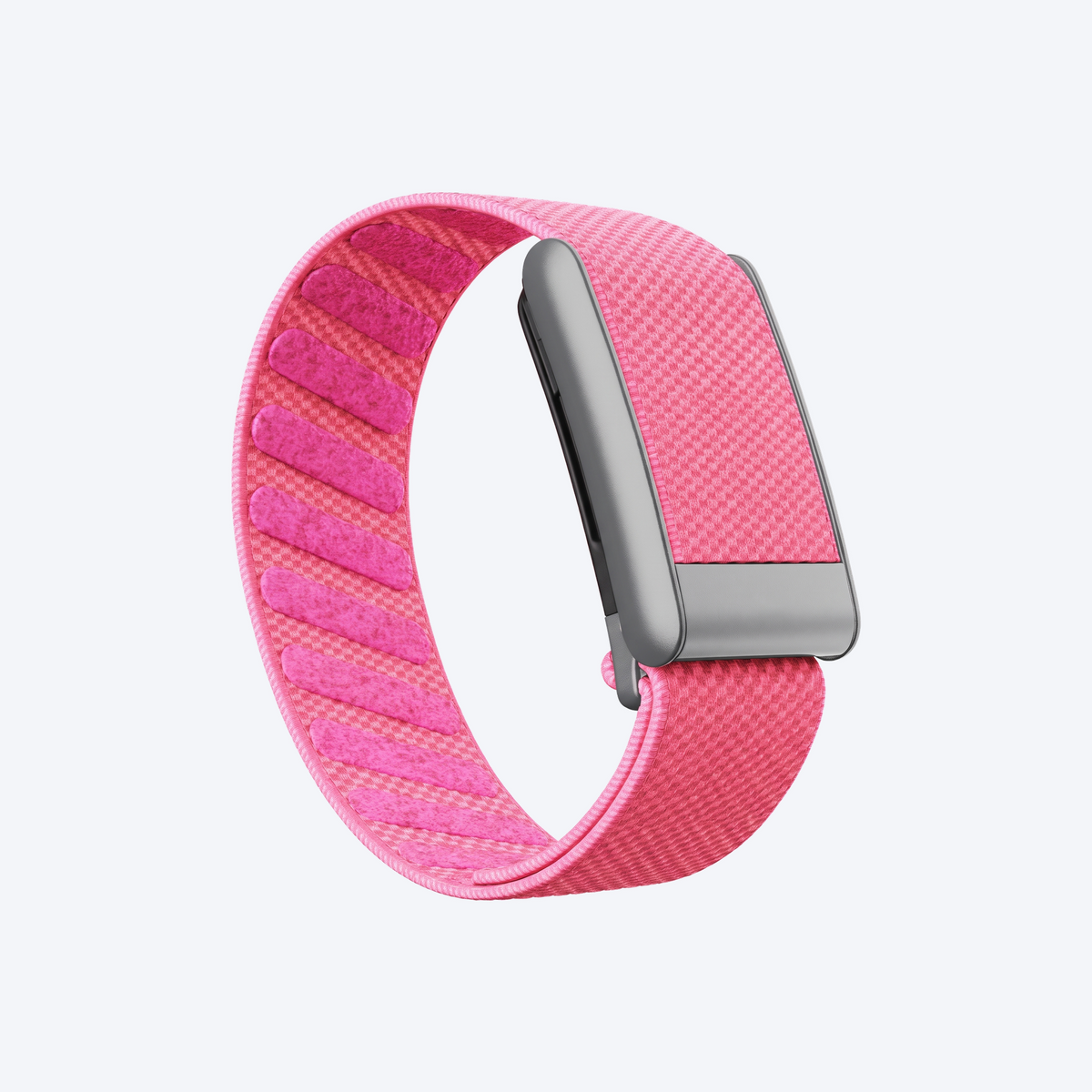 PulseWeave Band Petal Silver — front view