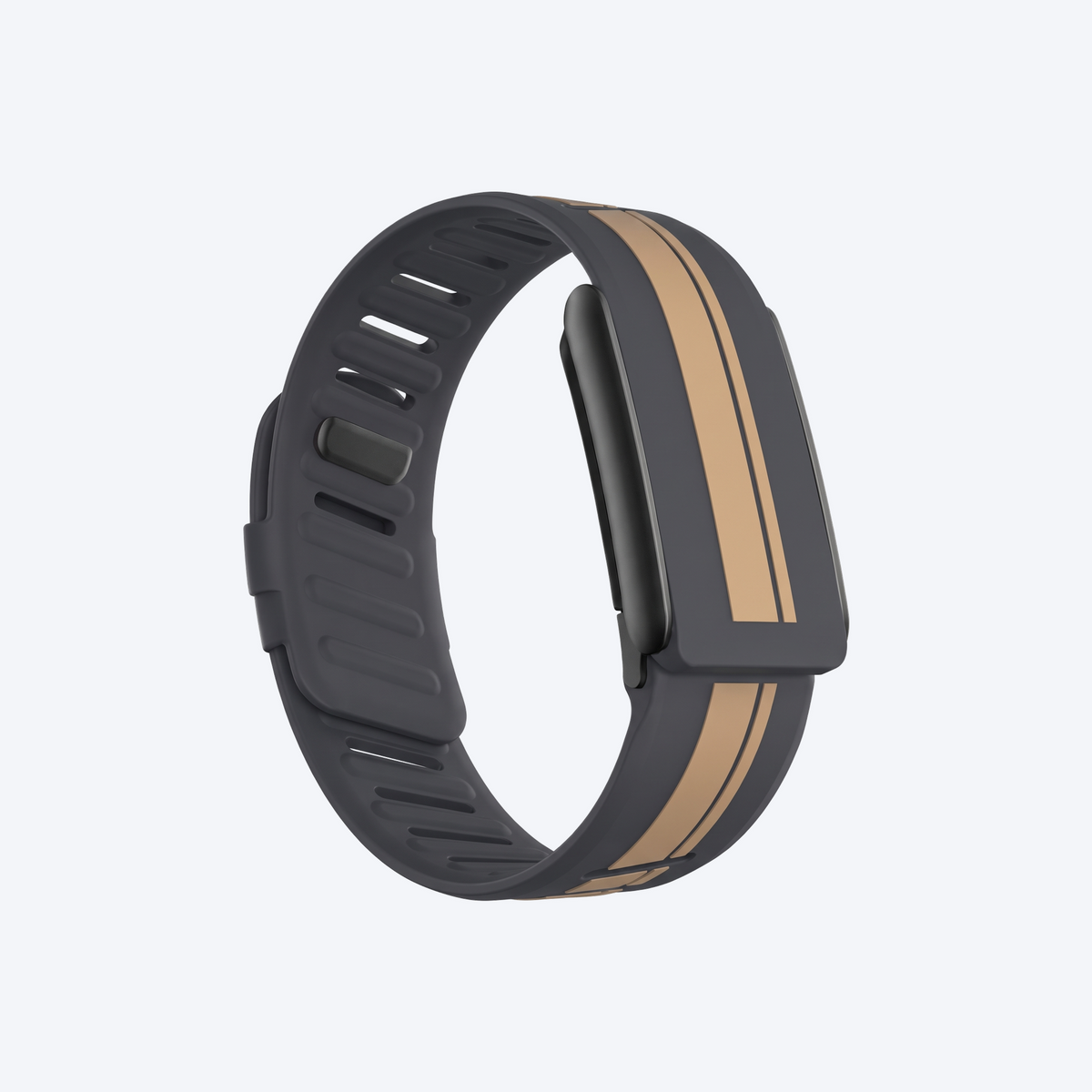 RaceStripe Band Khaki Noir — front view