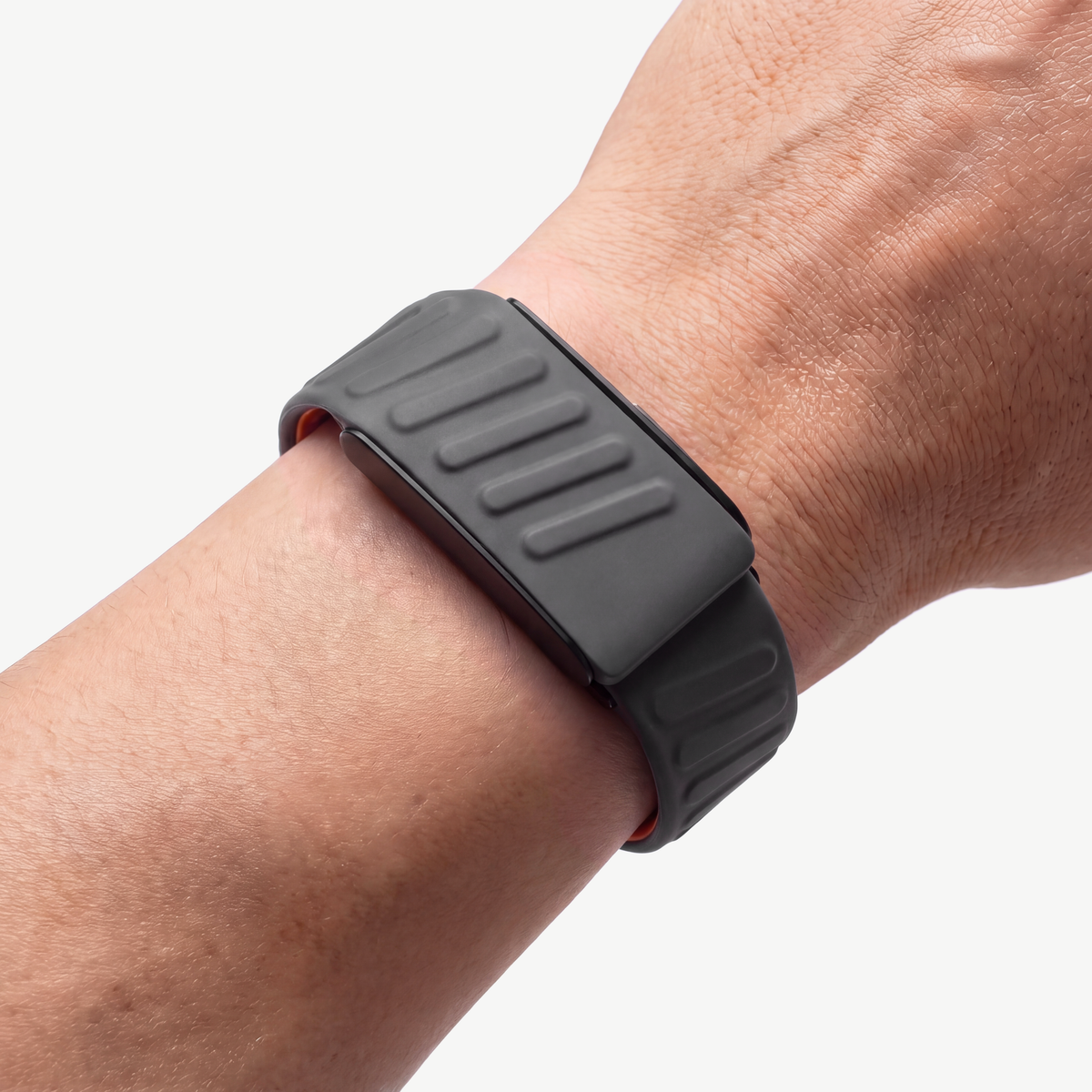 ChannelFlex Band Ember Noir — worn on wrist