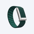 KnitLoop Band Pine Silver — front view