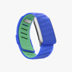 JellyRib Band Blue Silver — front view
