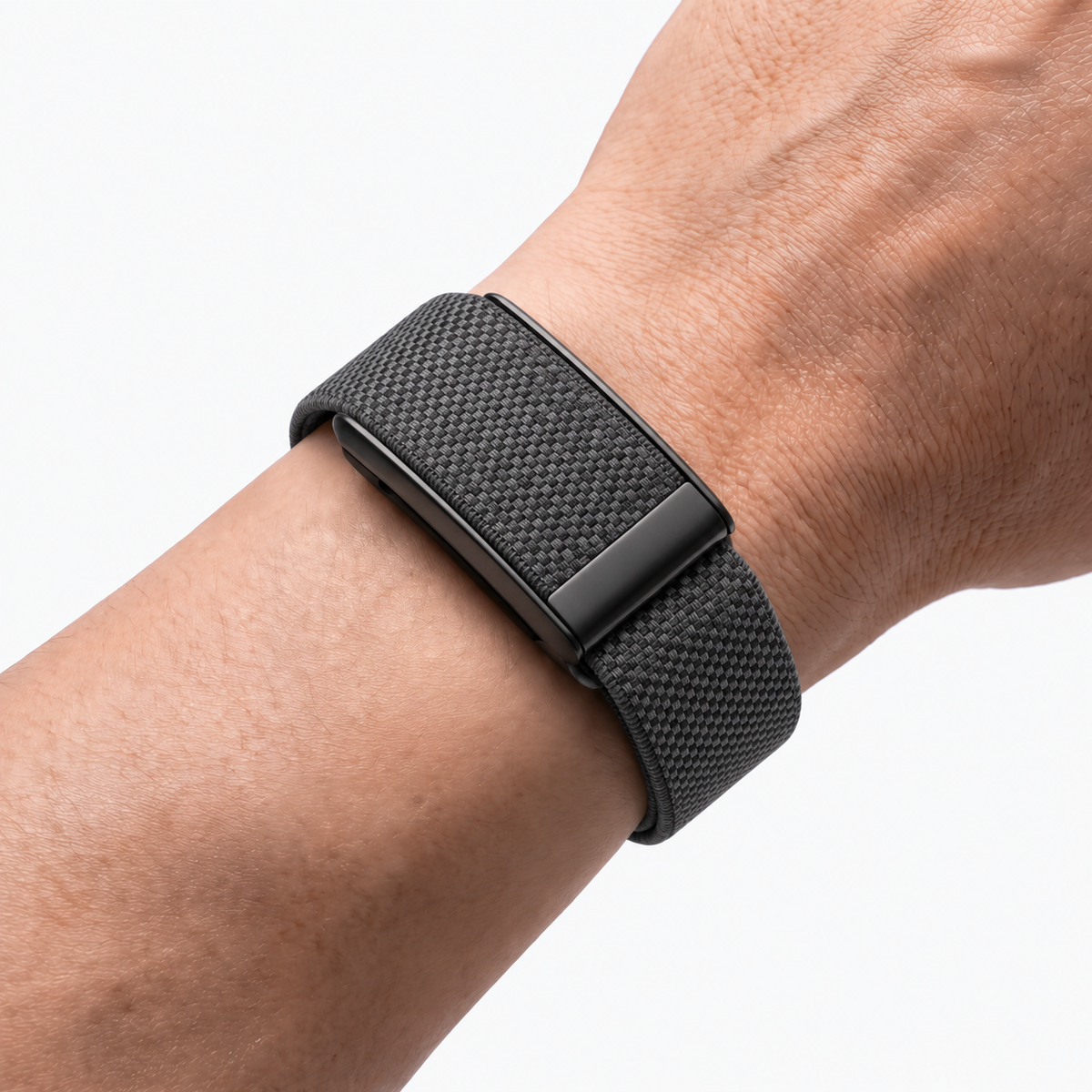 KnitLoop Band Anchor — worn on wrist