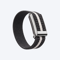 StripeLoop Band Pewter Silver — front view