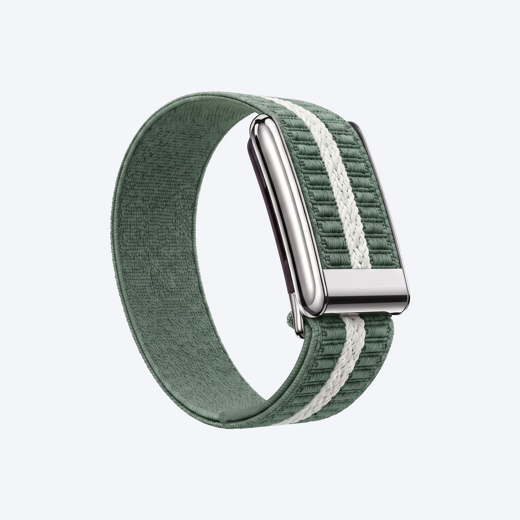 StripeLoop Band Field Silver — front view