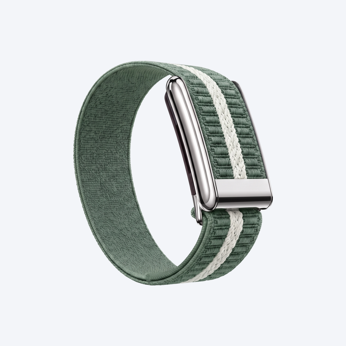 StripeLoop Band Field Silver — front view
