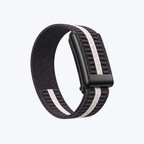 StripeLoop Band Pewter Noir — front view